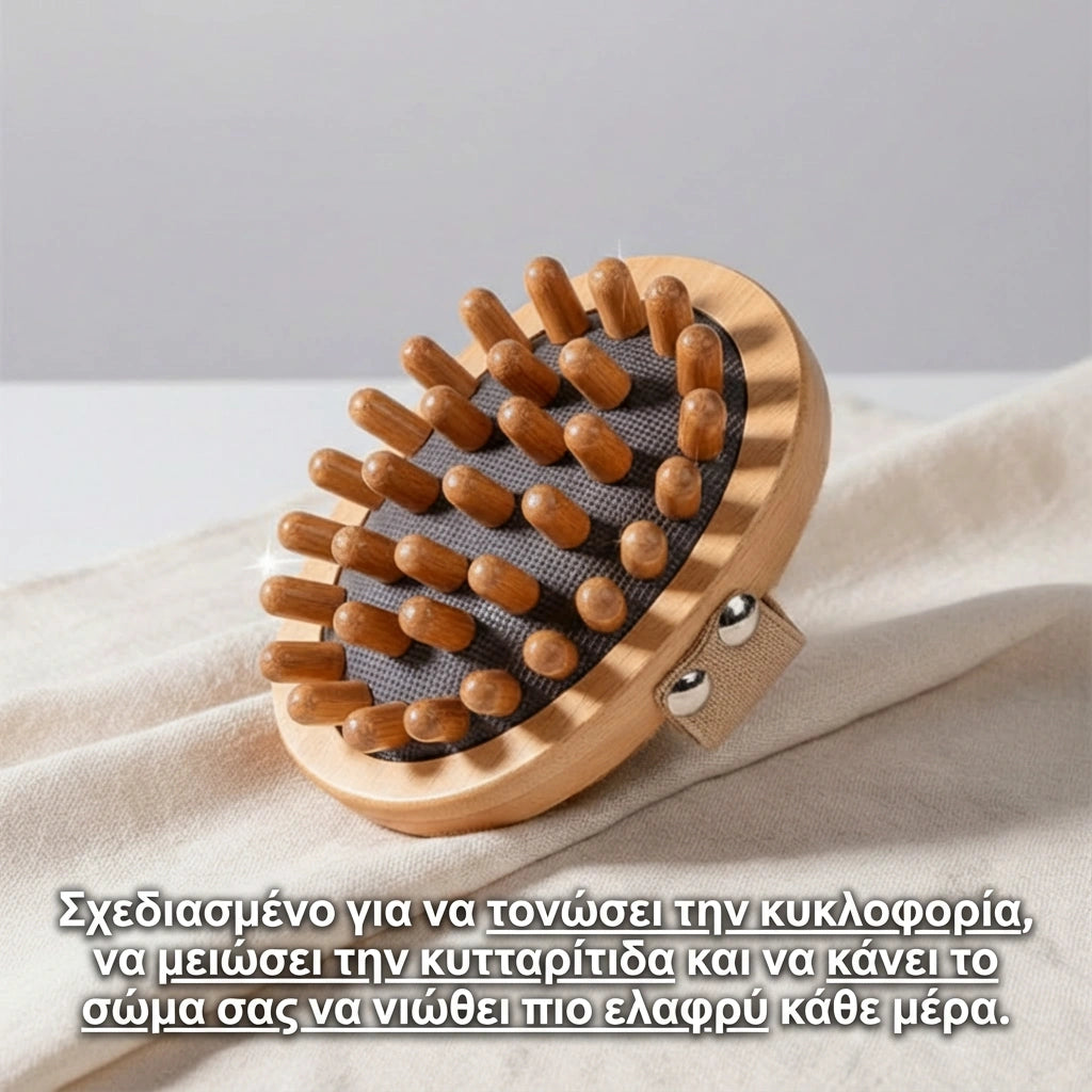 Ξύλινο ρολό σώματος κατά της κυτταρίτιδας – Ενισχύει την κυκλοφορία του αίματος και λείο δέρμα
