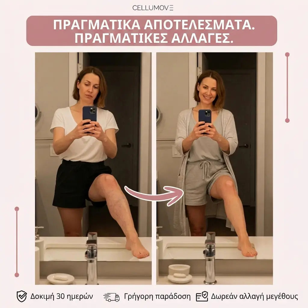 Από ευρυαγγείες και βαριά πόδια σε ορατή ανακούφιση για τους εργαζόμενους στην υγεία μέσα σε 14 μέρες.